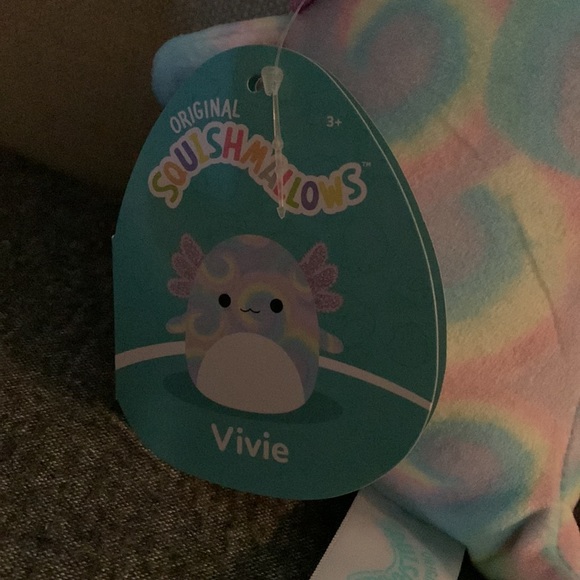 NWT KellyToy Squishmallows Vivie AXOLOTL 5” - Picture 3 of 4
